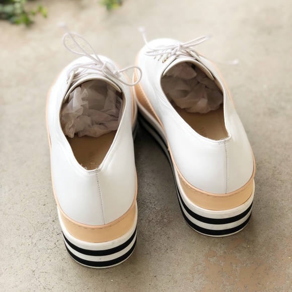 Stuart Weitzman Activate Striped Platform Sneaker - Picture 4 of 5